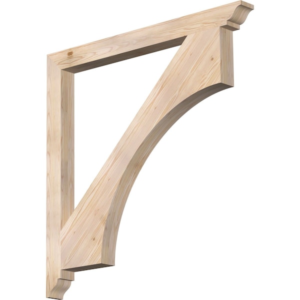 Ekena Millwork Westlake Traditional Smooth Bracket, Douglas Fir, 3 1/2"W x 44"D x 44"H BKT04X44X44WTL01SDF - main